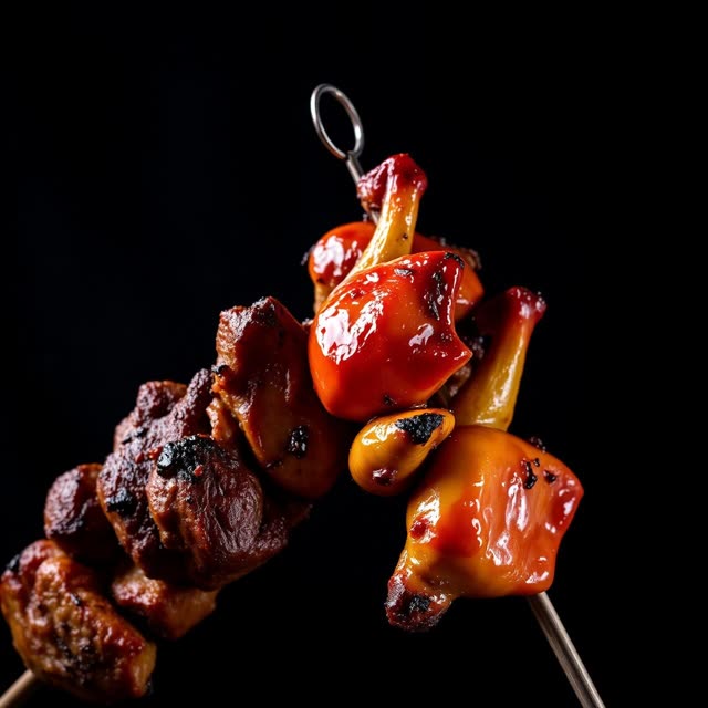 Churrasco brasiliano Kumalè Spiedi di carne brasiliana sulla brace del churrasco da Kumalè La Maddalena